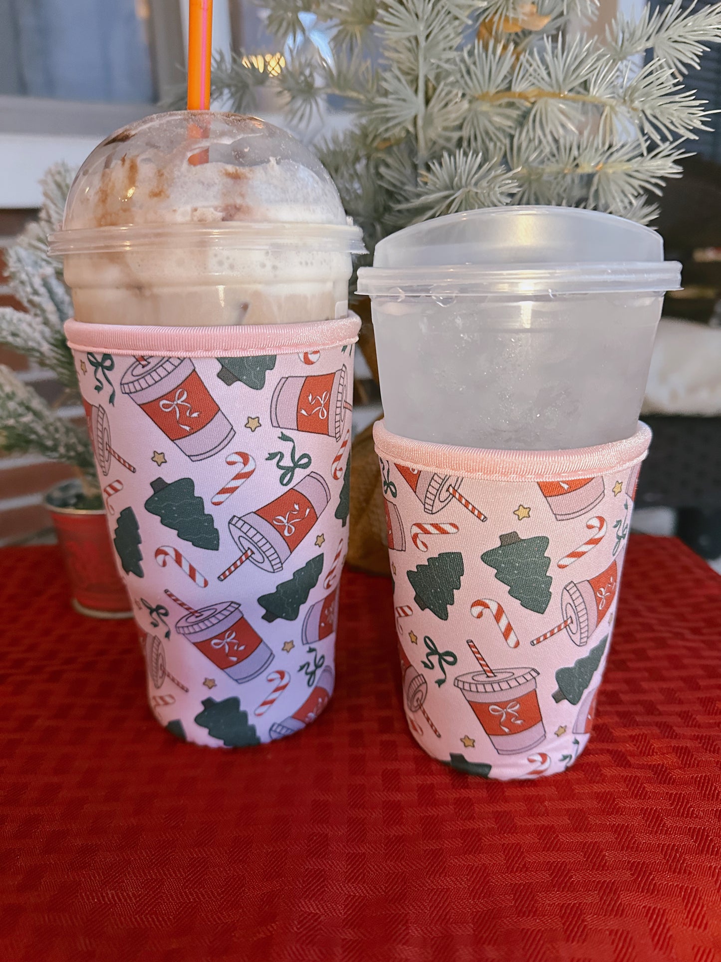 Christmas Coquette Iced Coffee Sleeve