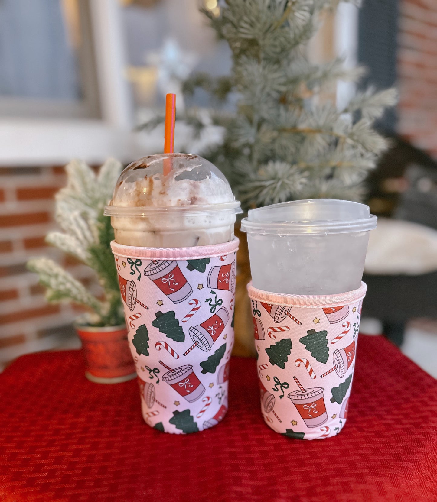 Christmas Coquette Iced Coffee Sleeve