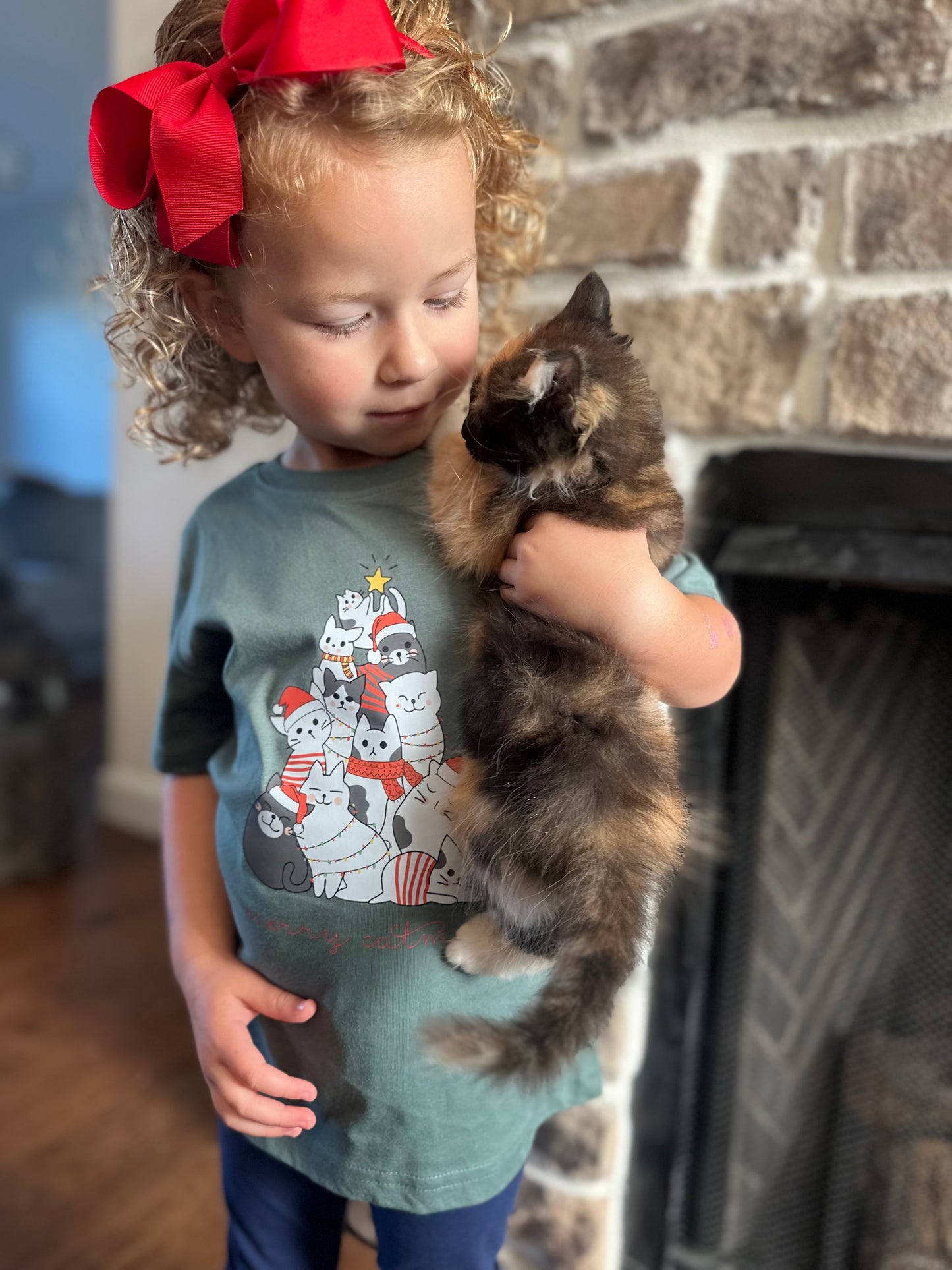 Merry Catmas T-Shirt (YOUTH and TODDLER Sizes)