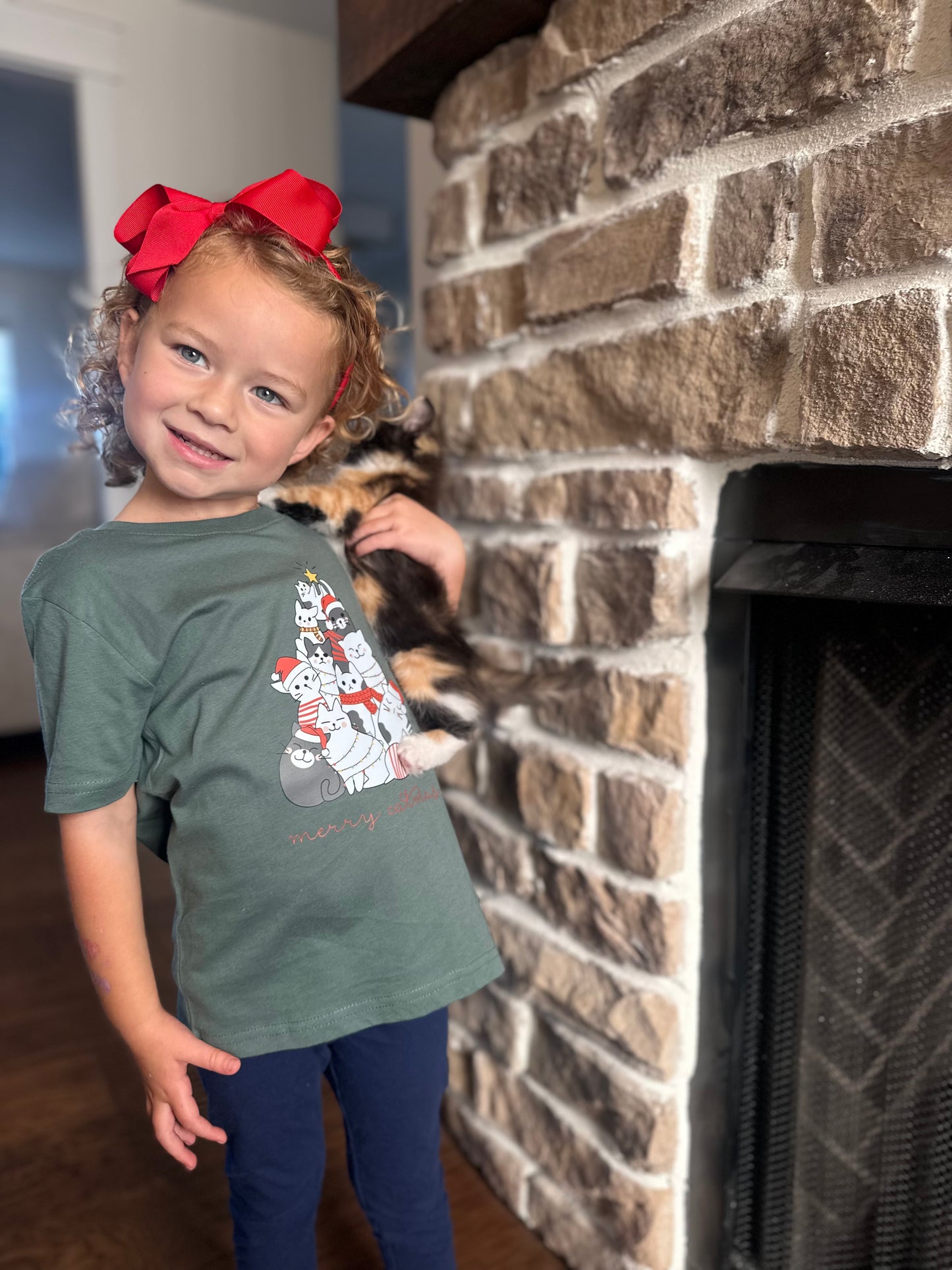 Merry Catmas T-Shirt (YOUTH and TODDLER Sizes)