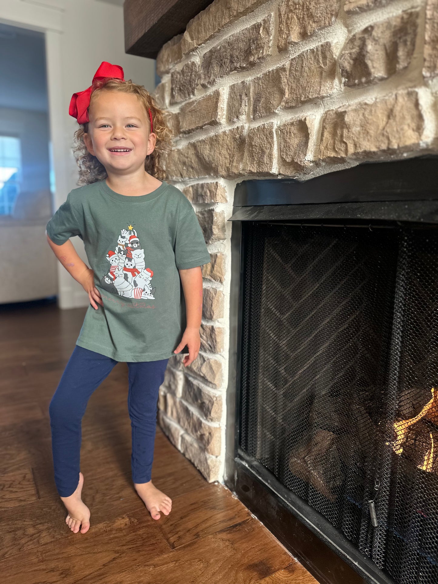 Merry Catmas T-Shirt (YOUTH and TODDLER Sizes)