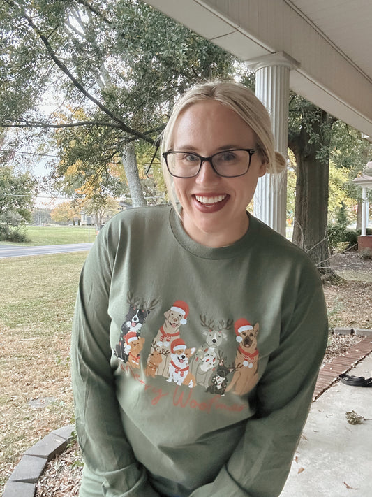 Merry Woofmas Long Sleeve T-Shirt