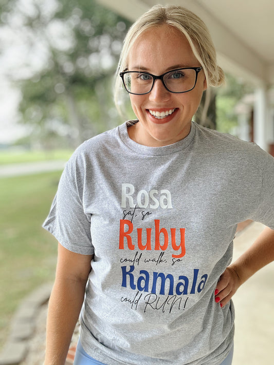 Rosa Sat, So Ruby Could Walk, So Kamala Could Run!