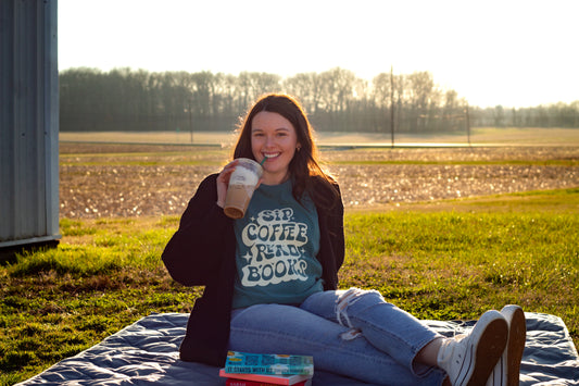 Sip Coffee Read Books T-Shirt