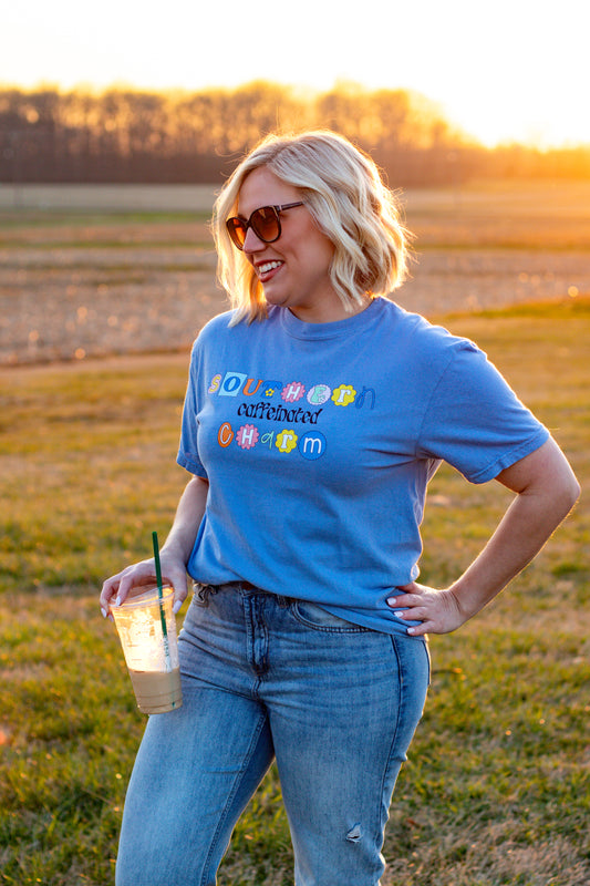 Southern Caffeinated Charm T-Shirt