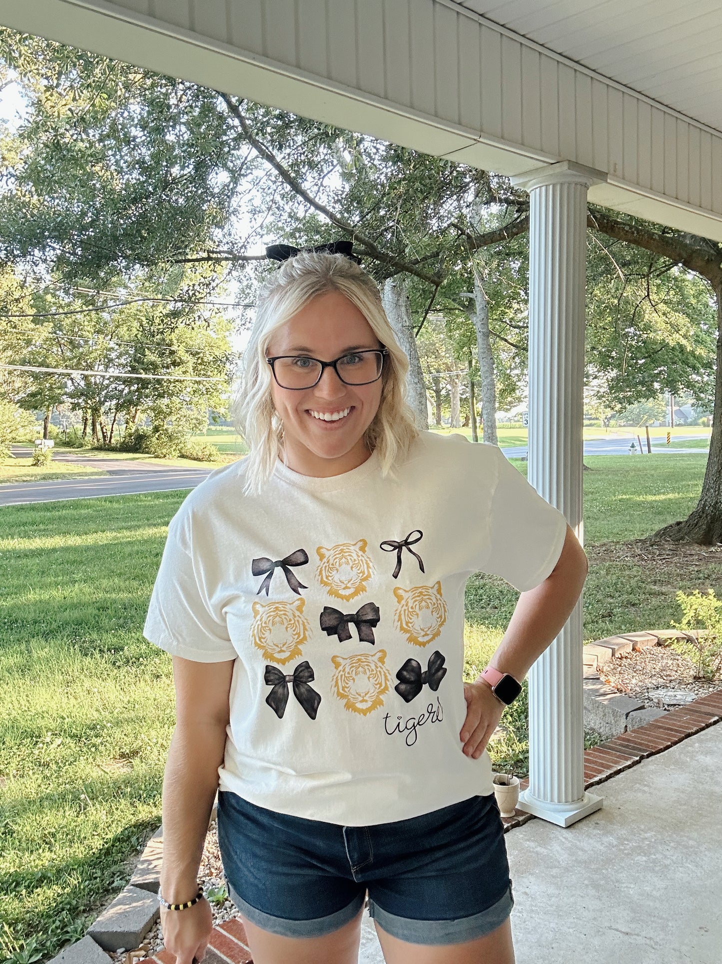 Tigers and Bows T-Shirt (ADULT & YOUTH Sizes)