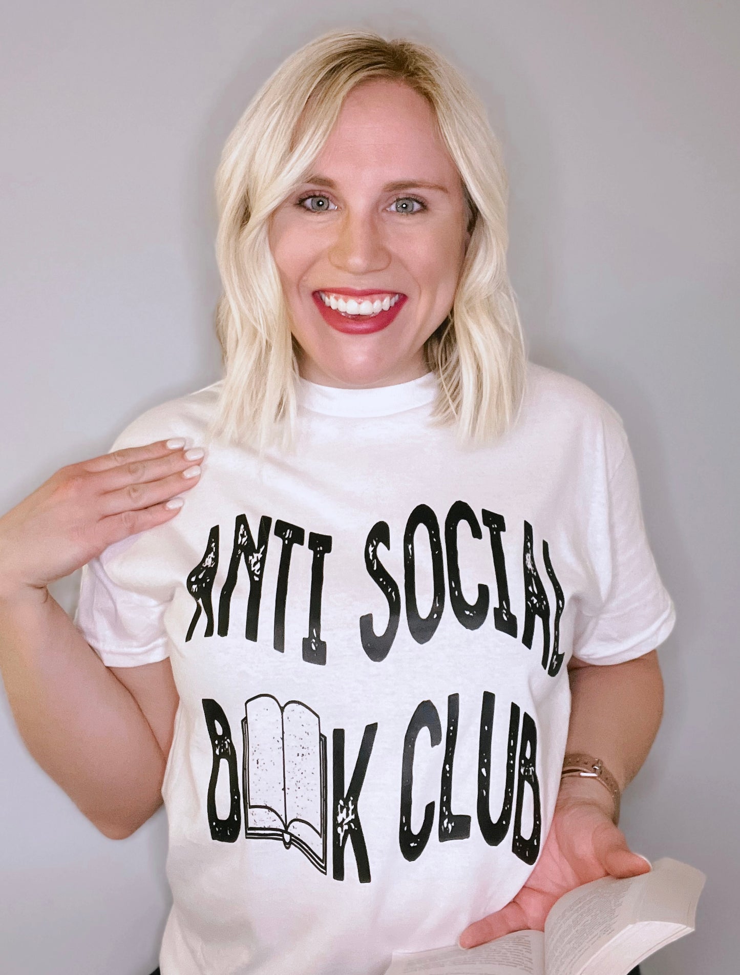 Anti Social Book Club Crewneck Sweatshirt or T-Shirt