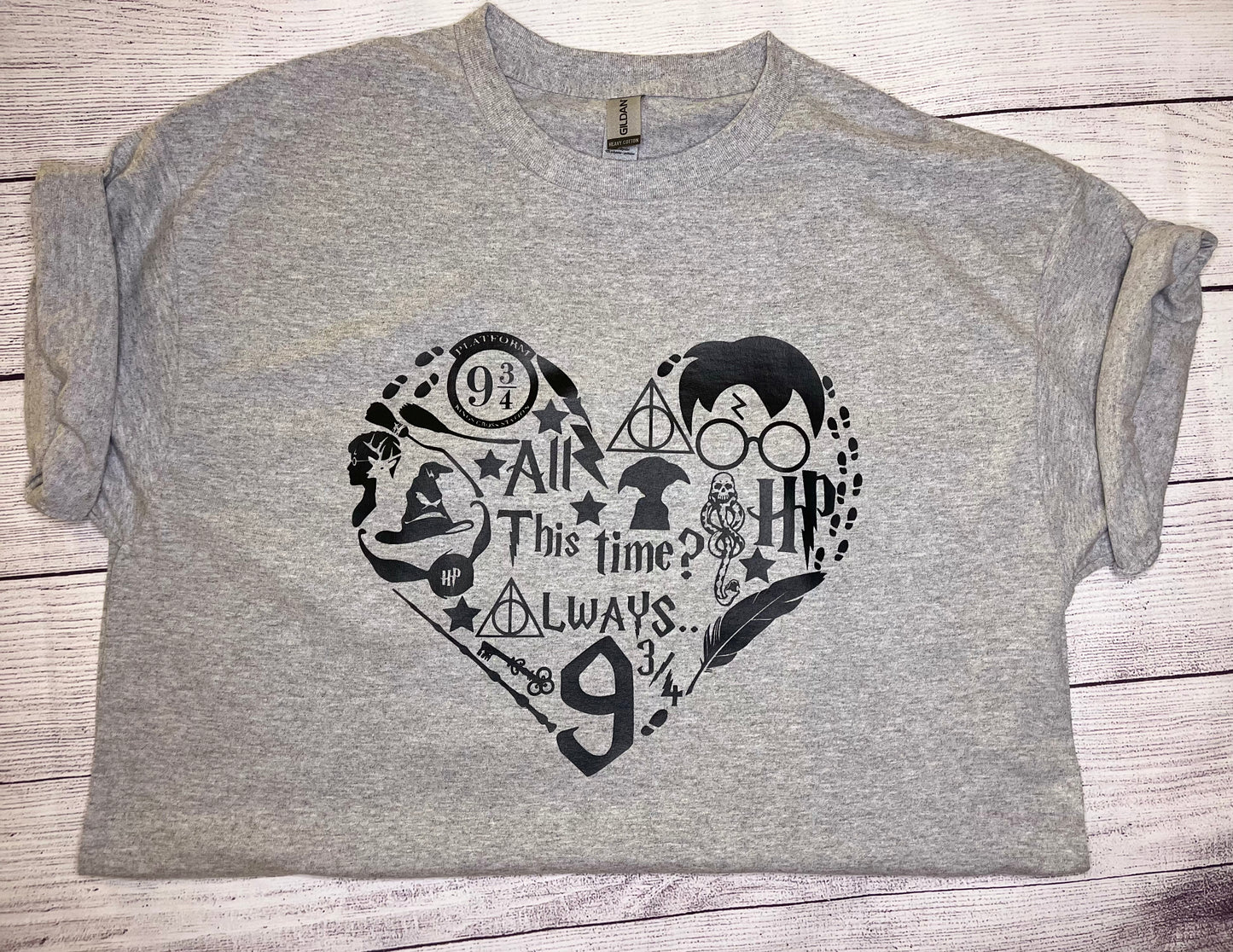 Harry Potter Heart Collage T-Shirt