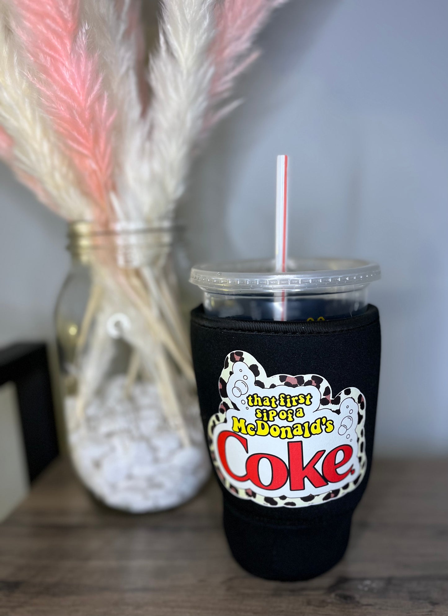 That First Sip of a McDonald's Coke Iced Drink Sleeve (Large Size)